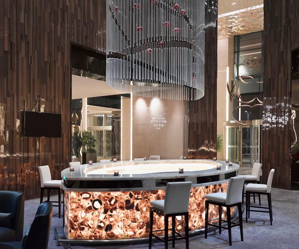 Melia Jinan Hotell Exteriör bild