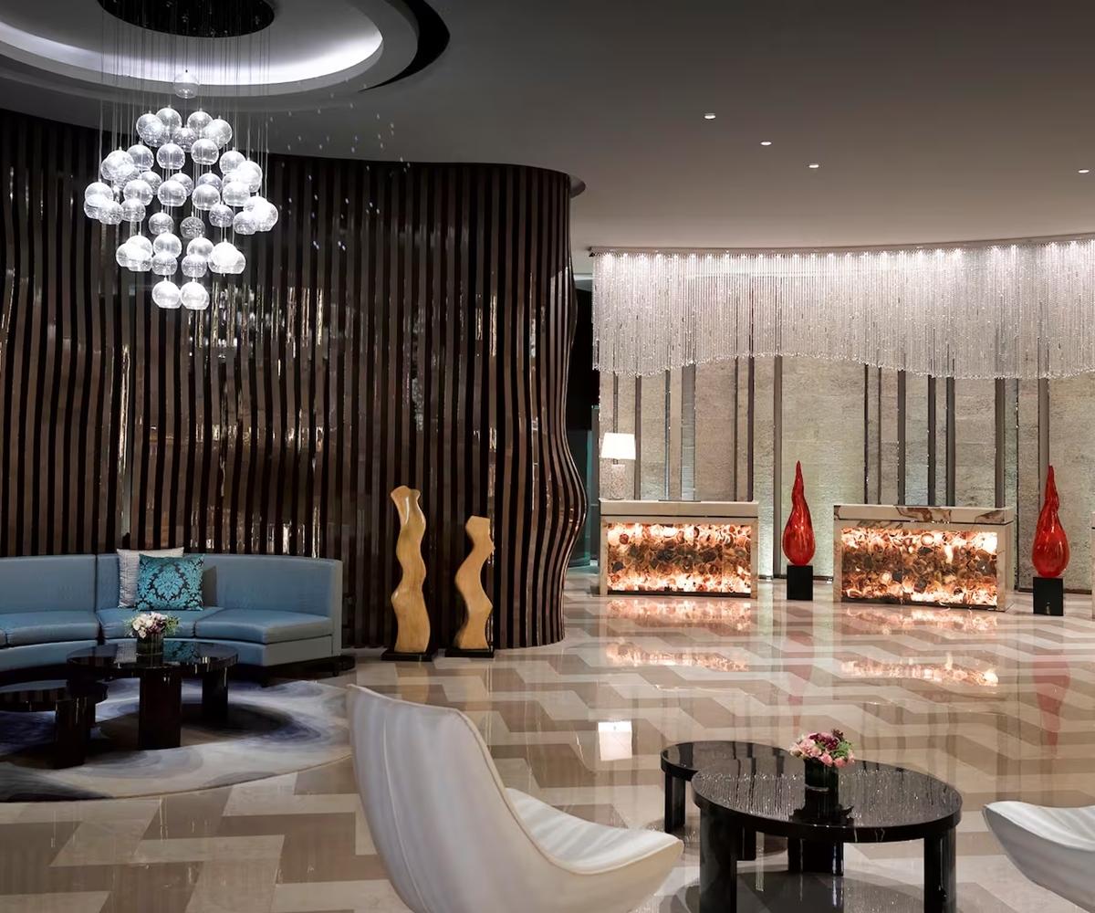Melia Jinan Hotell Exteriör bild