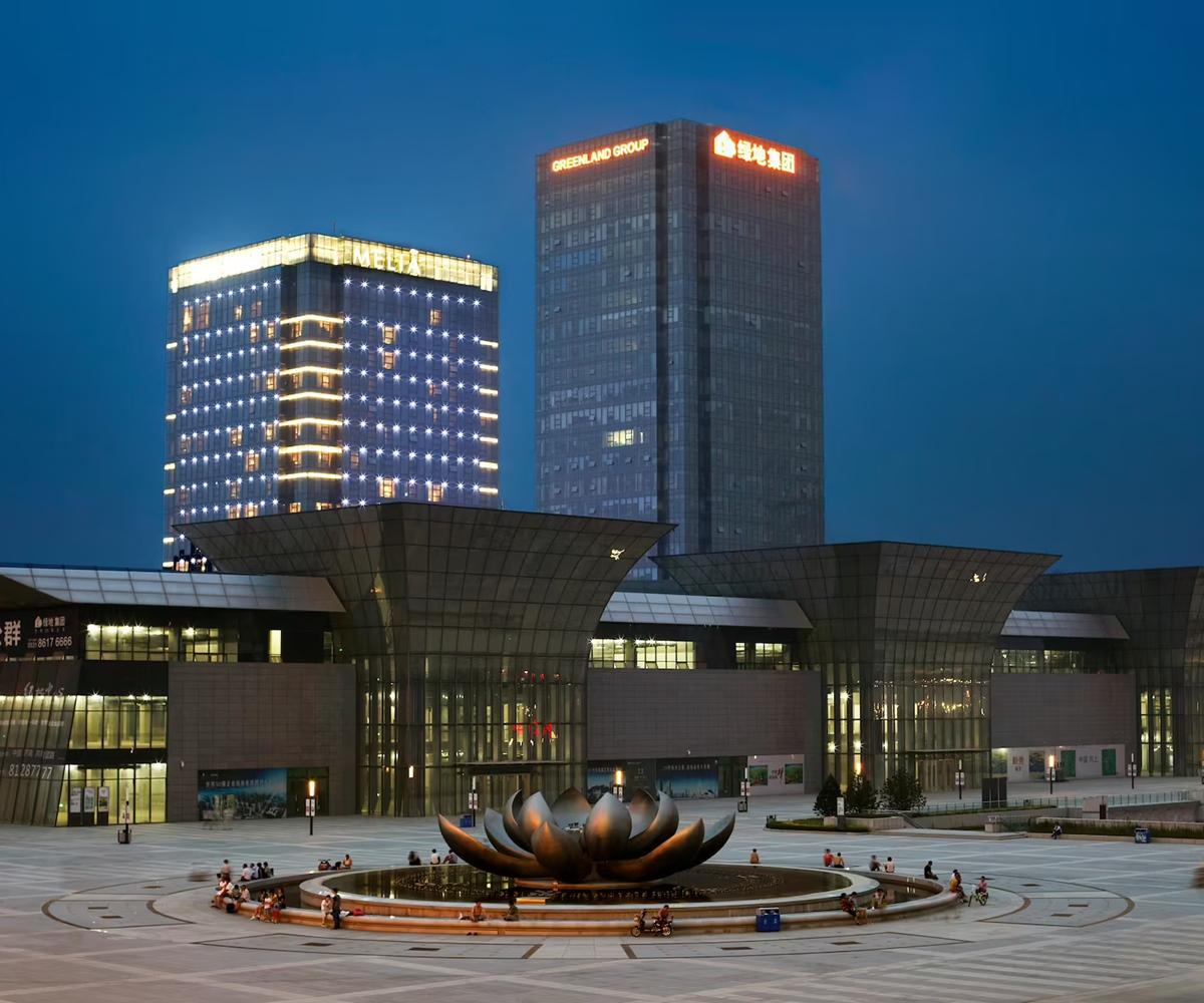 Melia Jinan Hotell Exteriör bild